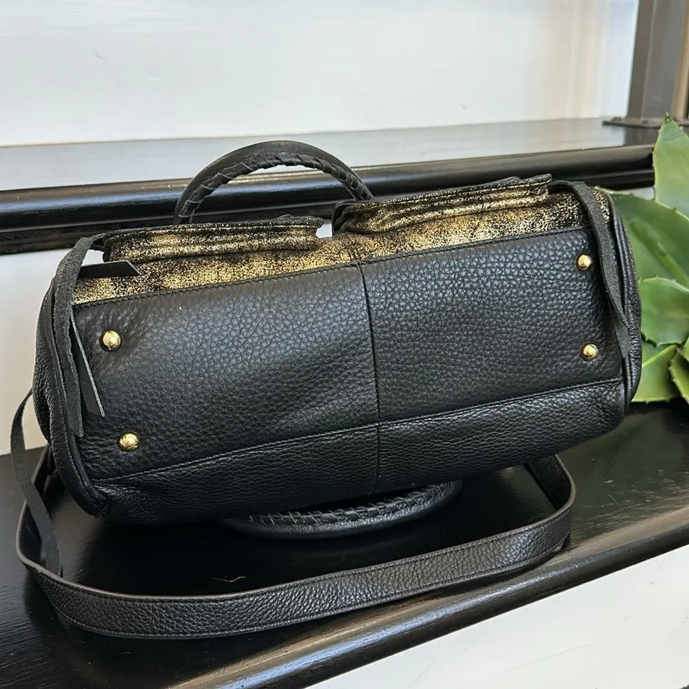 Aimee Kestenberg Black and Gold Women's Bag